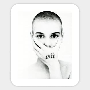 Sinead O'Connor - Halftone Sticker